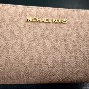 Michael Kors Textured Tan Wallet